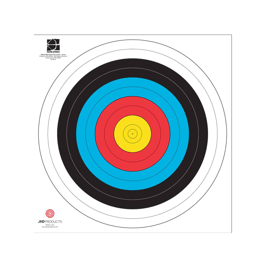 JVD | FITA Target Face 80cm (x10 pack)